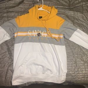 RUE21 YELLOW SAVAGE HOODIE